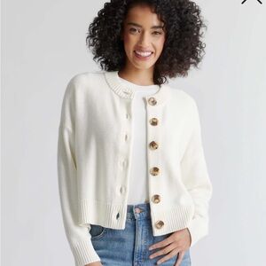 Quince White Sweater
